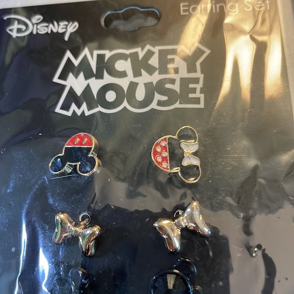 Disney Accessories Disneys Mickeyminnie Mouse Earring Set Poshmark
